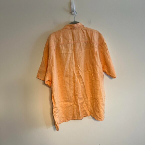 Tommy Bahama relax Linen Orange Cream Short Sleeve Vacation XXL - Picture 4 of 6